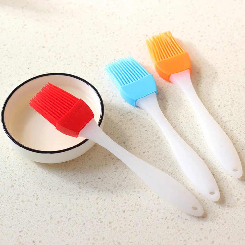 Silicone Basting Brush BBQ Grill Oil Sauce Brush Pastry Brush Butter Bread Brush Kitchen Safety Tools