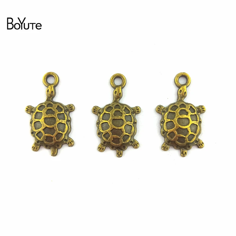 BoYuTe (50 шт./лот) Античные Серебристые бронзовые металлические соединители для