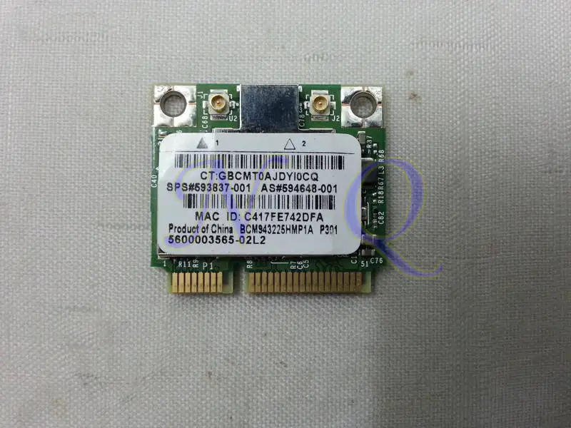 Новый оригинальный беспроводной ноутбук HP BCM943225 SPS:593837 001 AS:594648 001|for laptop|hp laptoplaptop hp |