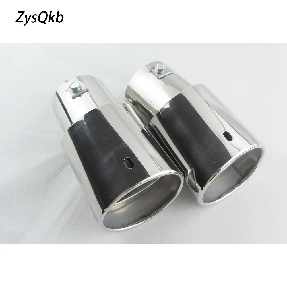 1 шт. универсальный автомобильный глушитель выхлопной трубы из нержавеющей