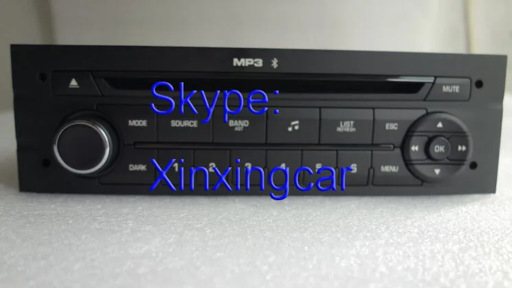 Оригинальный автомобильный радиоприемник RD45 X7R CD USB Bluetooth для Peugeot 207 206 307 308 807 Citroen