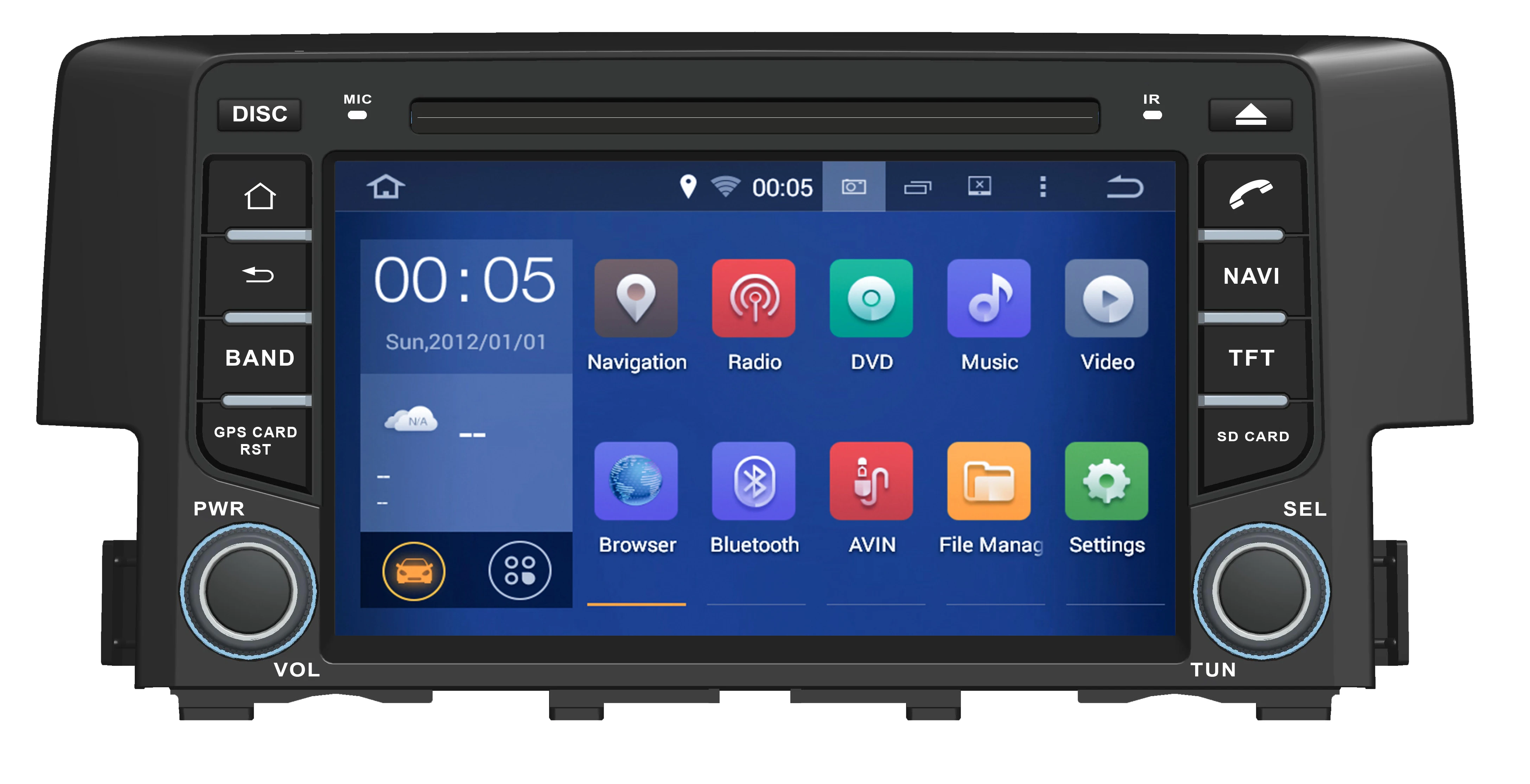 8 дюймов 4G android 10 автомобильный dvd gps плеер для honda civic 2016-2019 авто радио навигация