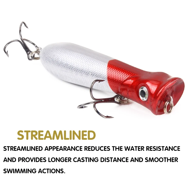 SEAPESCA Topwater Popper рыболовная приманка 80 мм 11 5 г Crankbaits Isca искусственные жесткие
