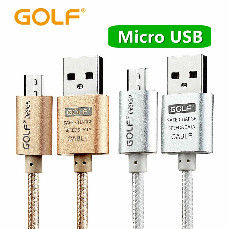 Оригинальный Гольф 25 см 1 м 1.5 2 3 металлический Плетеный USB синхронизации данных
