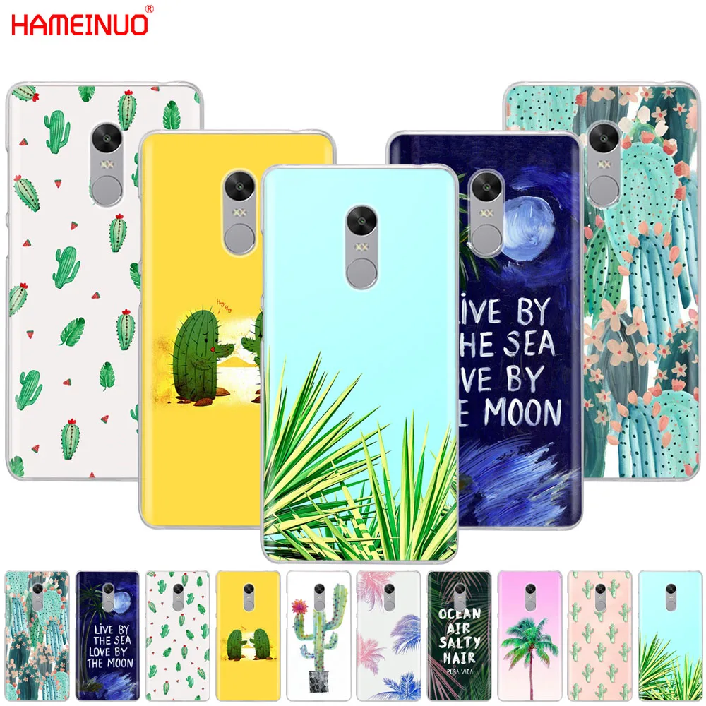 HAMEINUO панда для Coque Luxe Cactus чехол телефона Xiaomi redmi 5 4 1 1s 2 3 3s pro PLUS note 4X 4A 5A|Бамперы| |