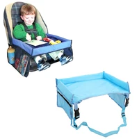 kids baby car seat tray stroller kids toy food water holder desk children portable table for car new child table storage playpen