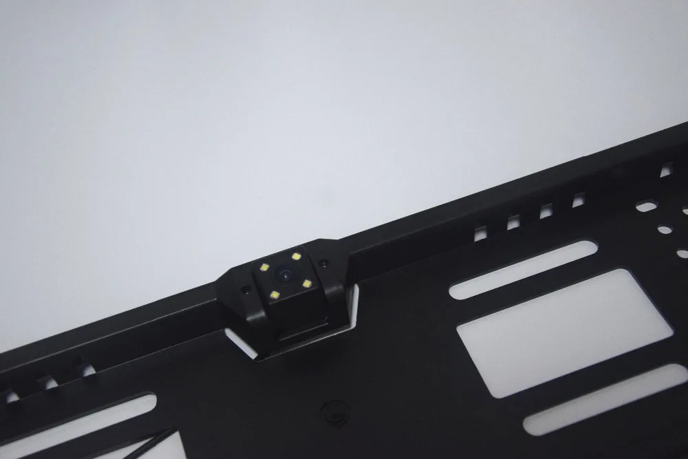 Бесплатная доставка HD CCD рамка номерного знака для России и Европы камера заднего