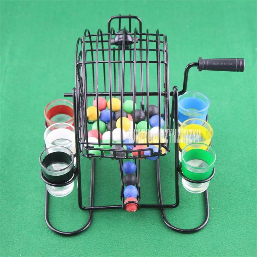 Ручная машина для сбора на удачу с 48 мячами мини лотерейный лотереи лото