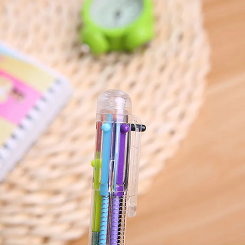 Многофункциональная многоцветная шариковая ручка 1 шт. 6 в красочные Канцтовары