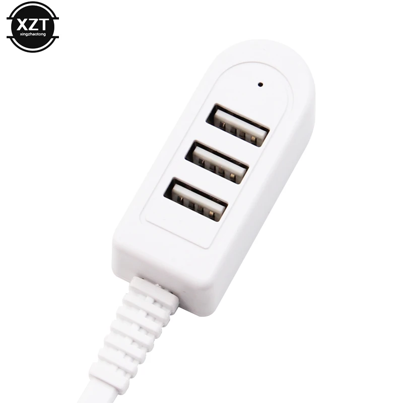 Новейший разветвитель с 3 портами USB 2 0 для ноутбука ПК компьютера зарядного