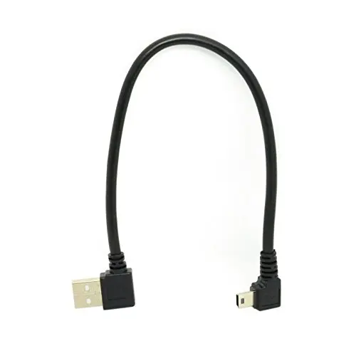 Mini USB 5Pin 90 градусов левый и правый угловой штекер на 2 0 зарядный кабель 20