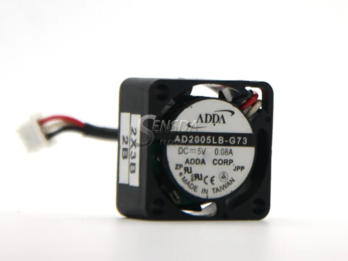 Для ADDA AD2005LB-G73 20x20x10 мм 2 см 20 DC5V 0.08A сервер охлаждения вентилятора 3 провода |