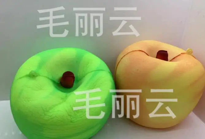 10pcs rare squishy squeeze Thermal discoloration big apple 10cm food slow rising kids gift wholesale free shipping | Мобильные