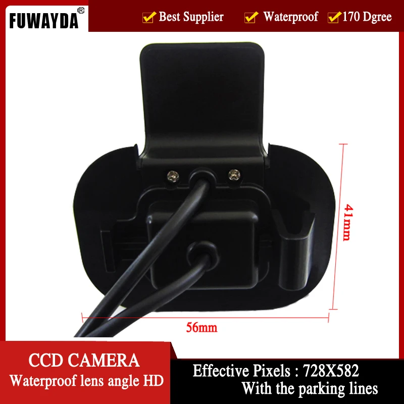 FUWAYDA Wrieless цветная CCD Автомобильная камера заднего вида для Kia Forte/Hyundai Verna Solaris седан