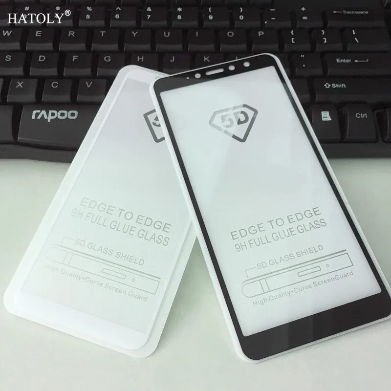 Закаленное стекло для Xiaomi Redmi S2 Защитная пленка экрана 5D полное покрытие клеем