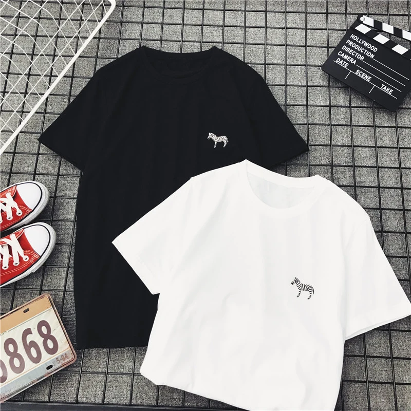 Большие размеры S-XXL Harajuku летняя футболка женская с рисунком животных фламинго