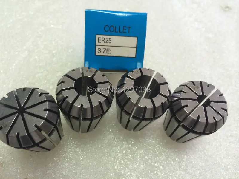 

4pcs for Choose ER25 (3-16mm) CNC Spring computer engraving machine collet precision spring collet for CNC milling lathe tool