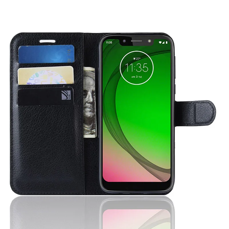 YINGHUI Magnetic Wallet Pu Leather Phone Case For Moto G7 Play Power P40 | Мобильные телефоны и аксессуары