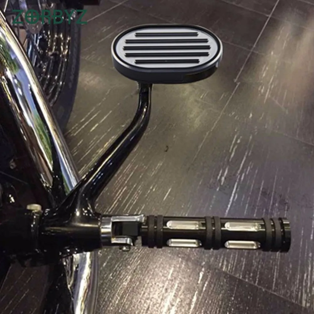 Черная алюминиевая крышка ножной педали тормоза CNC ZORBYZ для мотоцикла Harley Sportster XL883