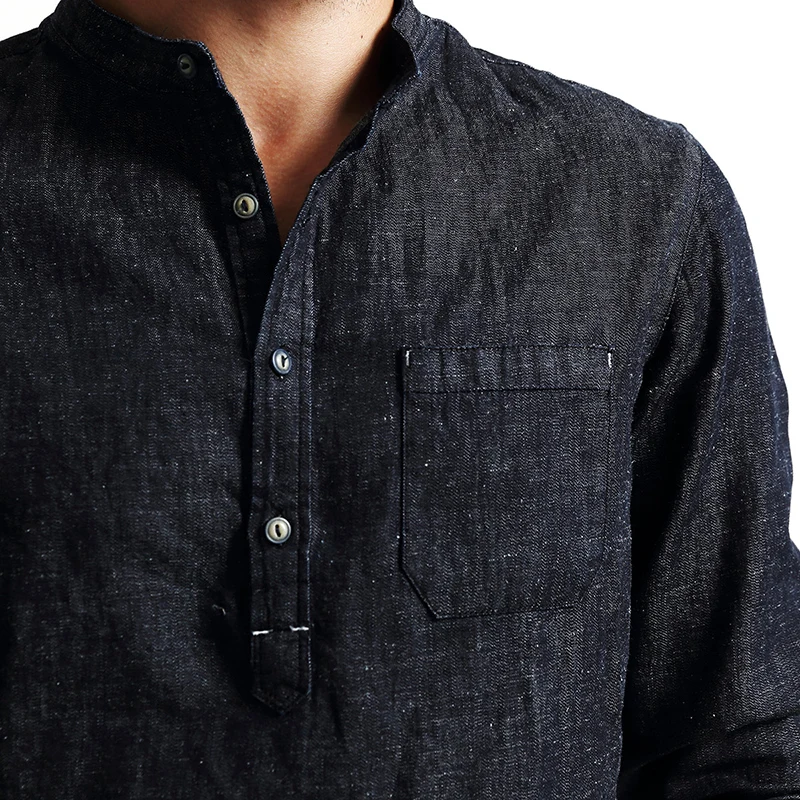 Мужская рубашка с длинными рукавами SIMWOOD модная повседневная джинсовая из хлопка