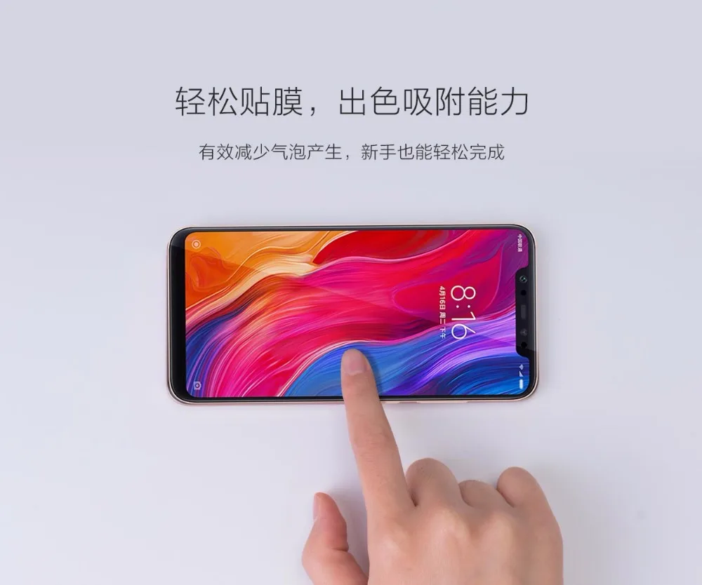 Оригинал закаленное стекло xiaomi для mi 8 6 21 дюймов H полное покрытие экрана