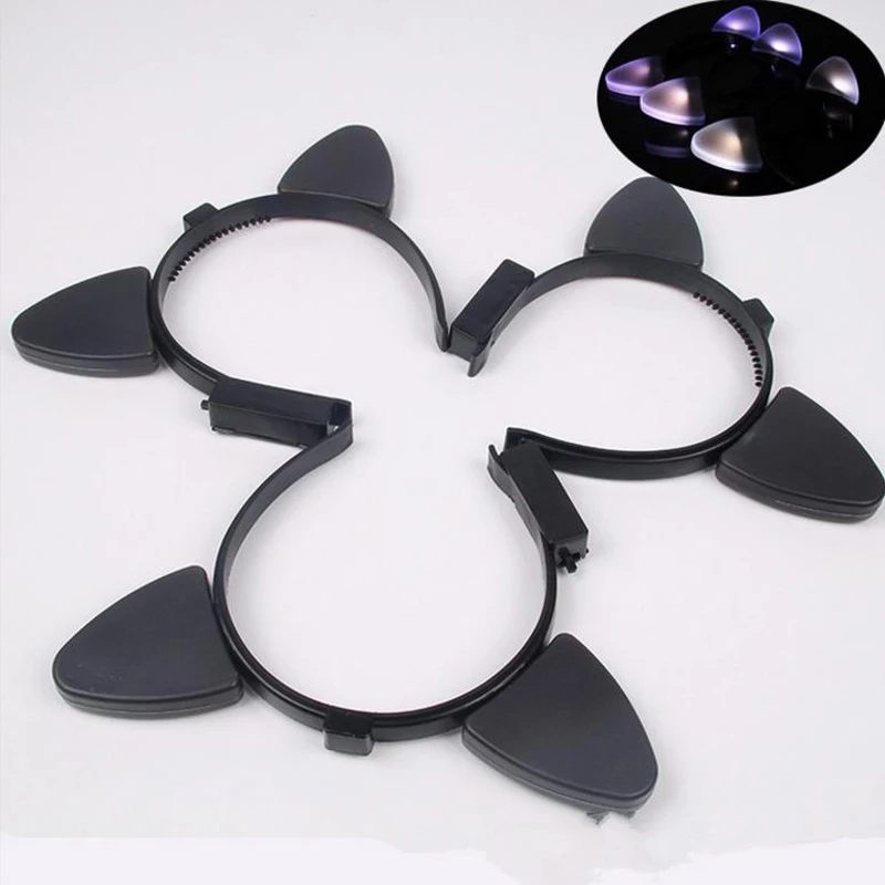 LED Cat Animal Ears Flashing Headband Kids Adults Glowing Blinking Headwear Glow Party Supplies Christmas Halloween | Дом и сад