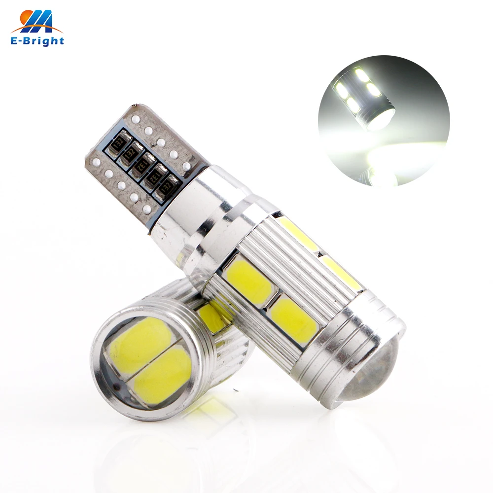 Светодиодные лампы YM E-Bright 100X T10 W5W Canbus 5730 10 SMD 6500K 12 В | Автомобили и мотоциклы