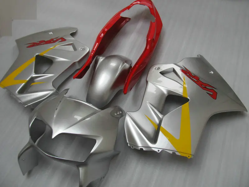 Набор обтекателей для мотоциклов набор HONDA VFR800 98 99 00 01 VFR 800 1998 2000 2001 ABS Red silver +