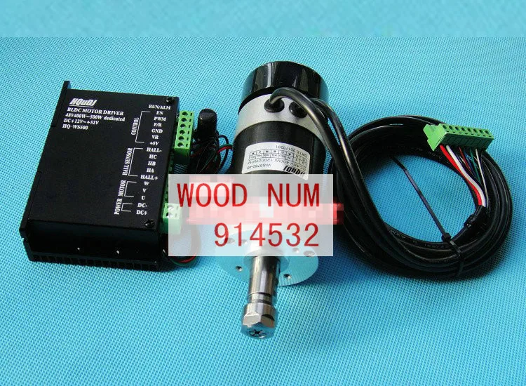 ER11 ~ 48V 400W с воздушным охлаждением бесщеточный двигатель шпинделя постоянного