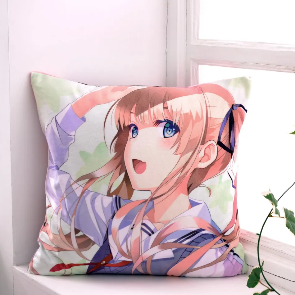 Подушка для тела Saekano Utaha Eriri Hugging в японском стиле подушка дома спальни 45x45 см