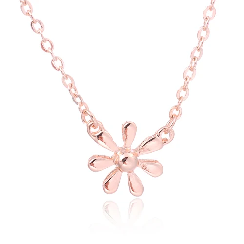 AOLOSHOW простое изящное крошечное ожерелье женское Маргаритка оптовая торговля