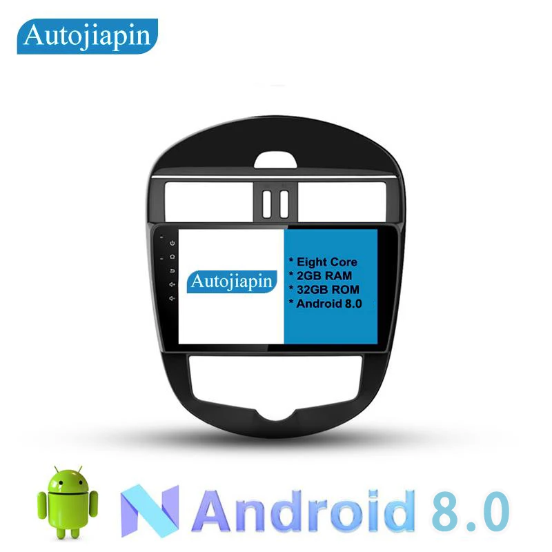 AUTOJIAPIN 9 &quotВосьмиядерный Android 8 0 2G ram 1024*600 автомобильный навигатор для NISSAN TIIDA (High