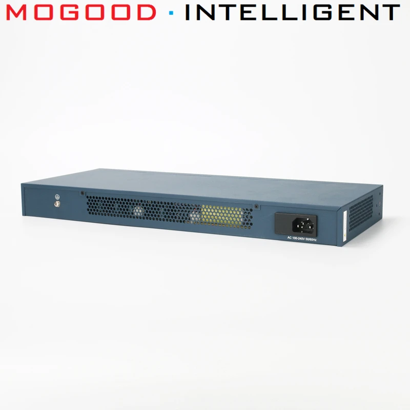 Гигабитный переключатель Hikvision управляемый без PoE 24 порта 100/1000 Мбит/с адаптивный