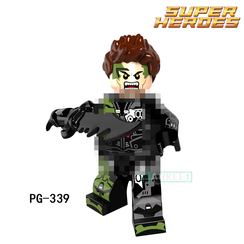 Здание Конструкторы Super Hero цифры Зеленый Гоблин Ultimate Spider-Man Mark 2 Ник Фьюри г. w. мост