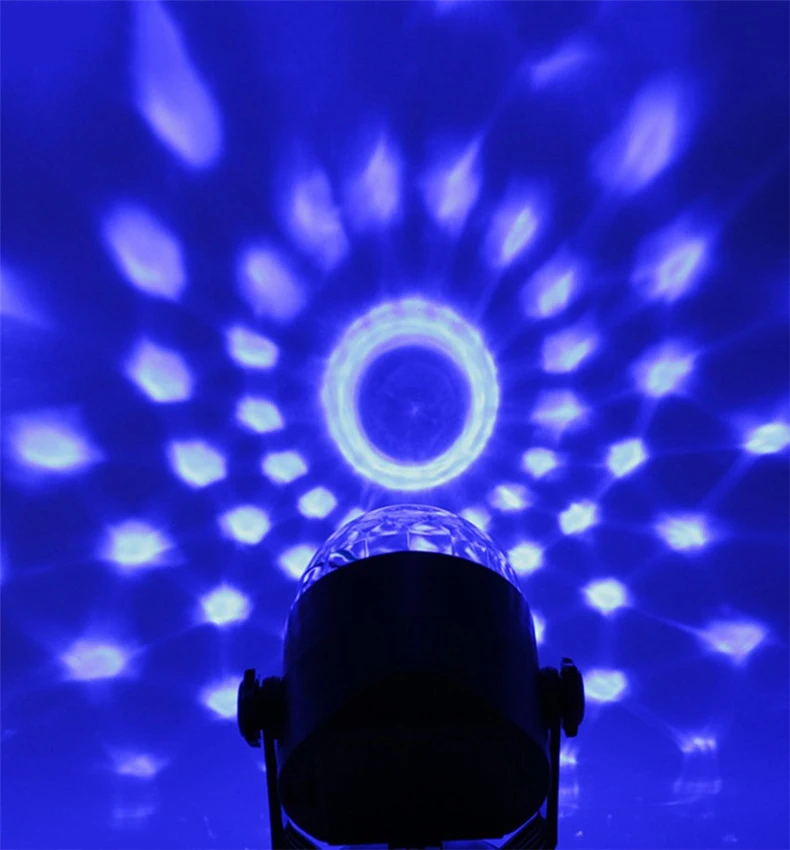 Xsky мини RGB светодиодные лампы для световых сценических эффектов кристалл магический шар 3 Вт сценический эффект лампы лазерный проектор для вечерние дискотеки DJ