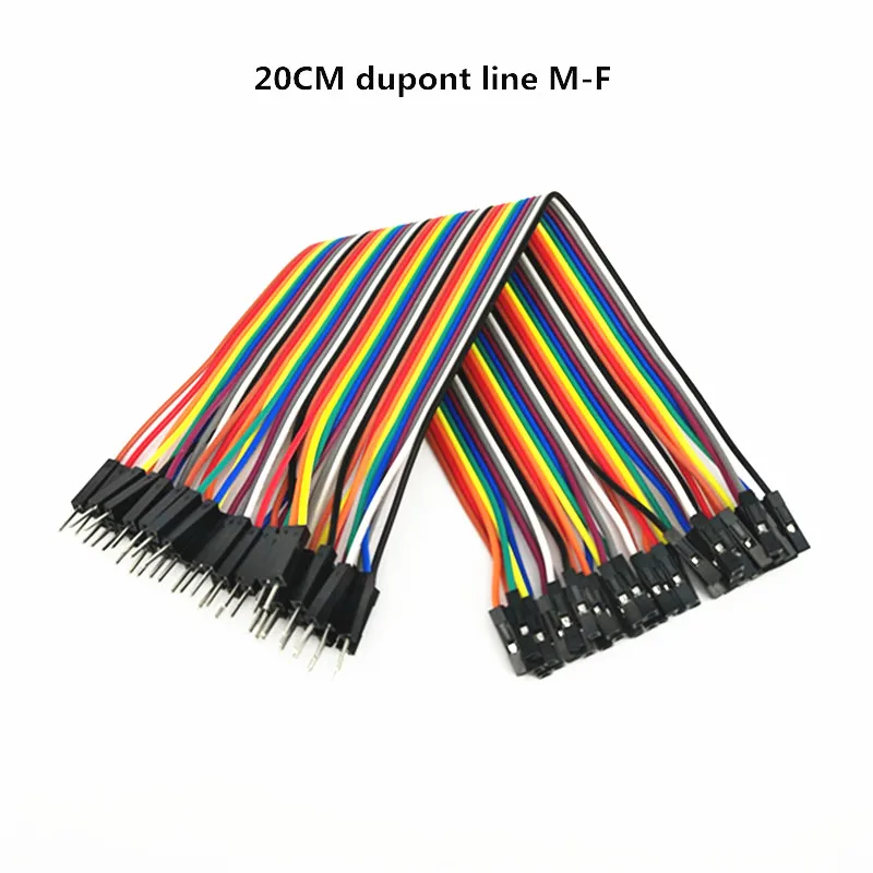 40 шт. 20 см Dupont линия женский и мужской скачок провод кабель F M 1 P расстояние 2 54 мм diy