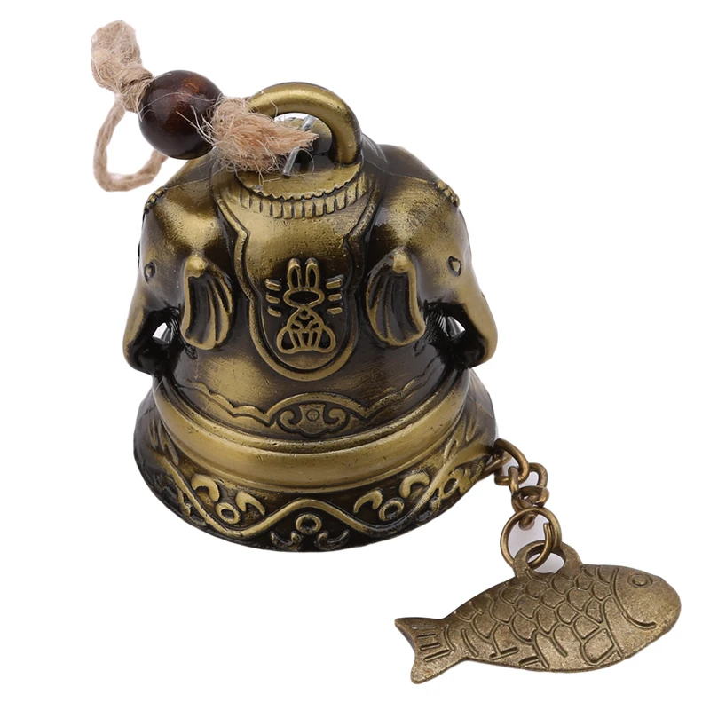 Blessing Luck Bell Feng Shui металлический колокольчик ветра Новая мода Фортуна домашнее