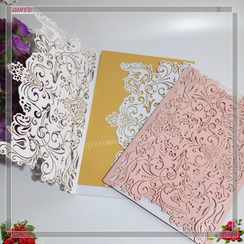30 шт. свадебные пригласительные открытки с лазерной резкой 12 х18 см|card wedding|card cardevent