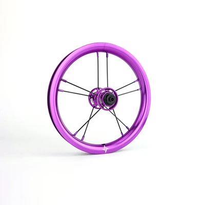Purple GIPSY G-SIX 12 дюйма 84/95 мм детская велосипедная пара колес сплав, покрытый оксидной пленкой 6 цветов баланс комплект велосипедных колес - Цвет: Purple