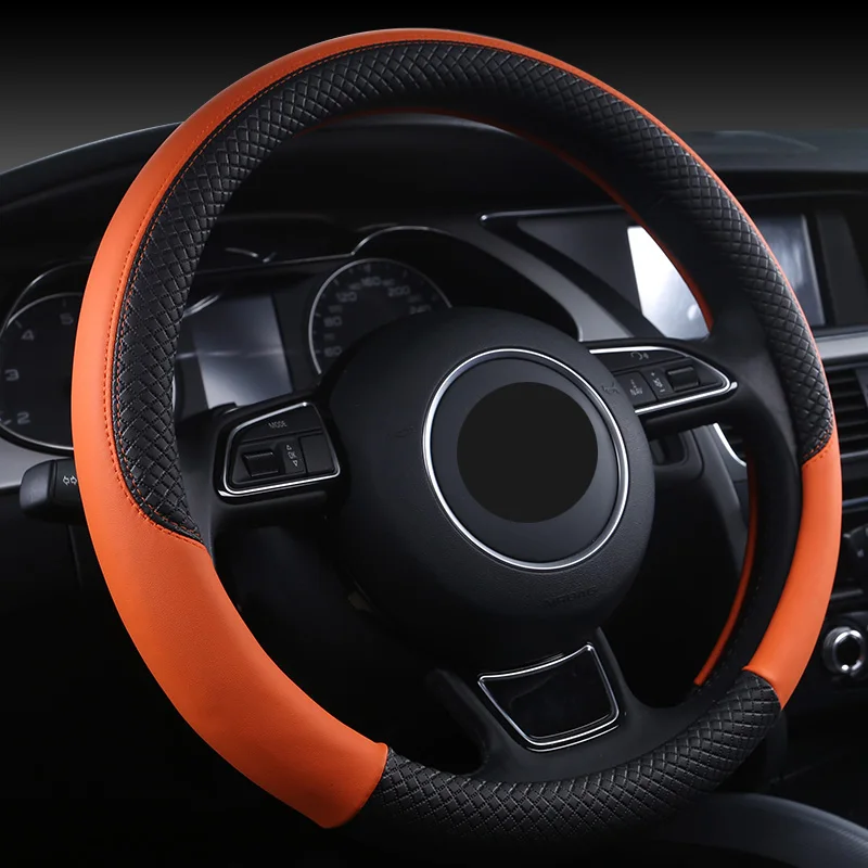 38 см чехол для руля из кожи на ощупь микро волоконный кожаный крутой летний