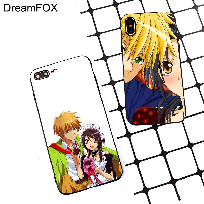 M536 Maid Sama Black Soft TPU Silicone Case Cover For Apple iPhone 11 Pro XR XS Max X 8 7 6 6S Plus 5 5S 5G SE |