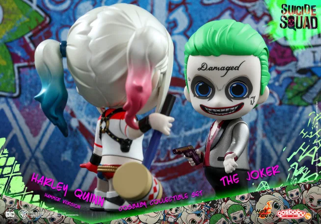 NEW hot 10 cm 2 pz/set Suicide Squad Harley Quinn Joker action figure toys collection regalo Di Natale con la scatola | Игрушки и хобби