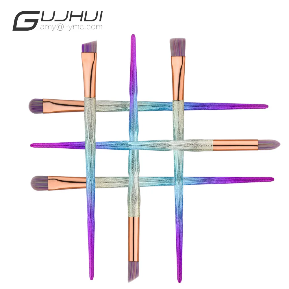 Gujhui Профессиональный 6 шт. бриллиантами Make-up Brush Eye Shadow Кисти для макияжа База