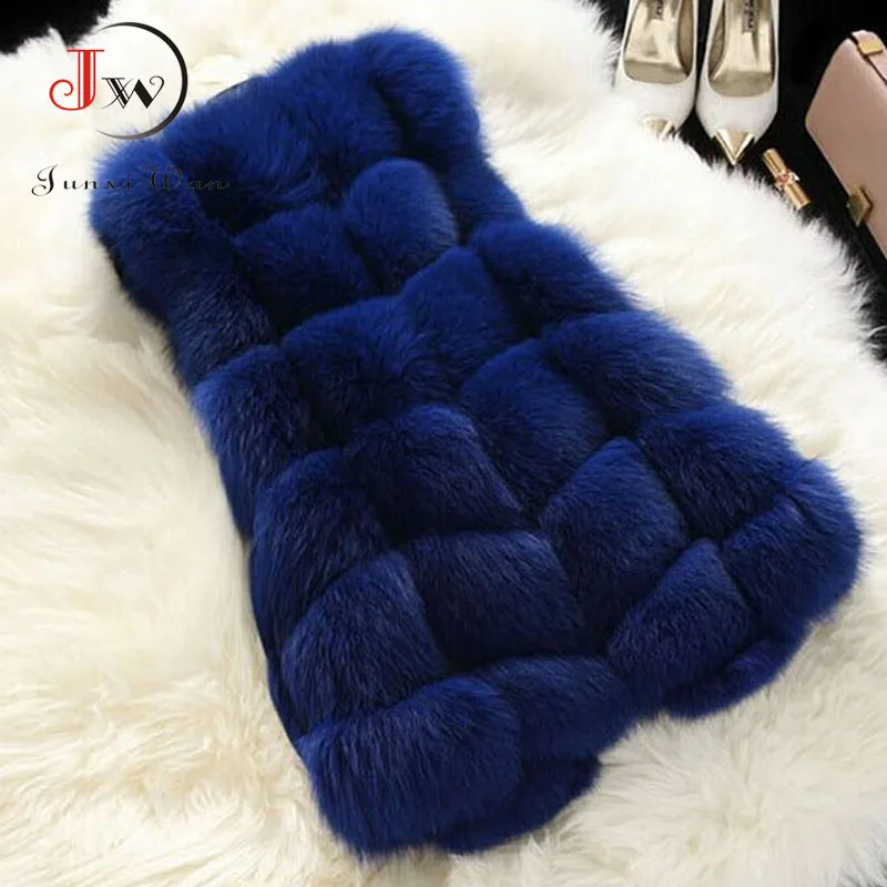 Женская зимняя куртка из искусственного меха теплая однотонная женская жилетка