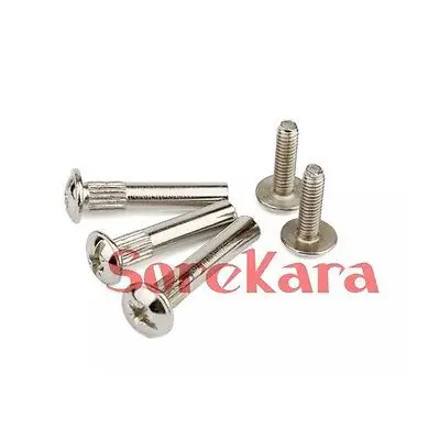 10 шт. 5*16 мм 5*35 Knurl гайка док заклепки фотоальбом винтовая заклепка с полукруглой
