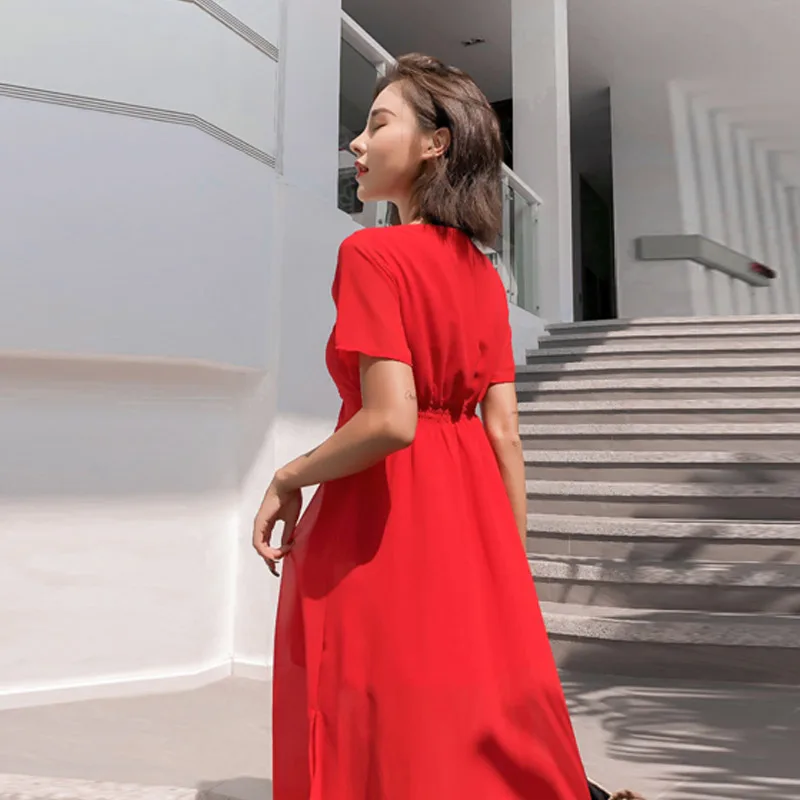 Летнее Новое Женское платье 2019 сексуальное облегающее элегантное Boho Maxi Винтаж