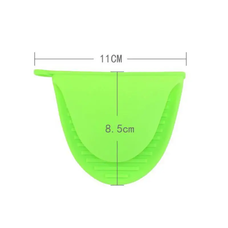 2 шт кухонные цветные силиконовые перчатки толстые термостойкие для духовки