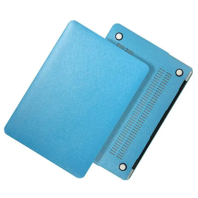 Жесткий Шелковый кожаный чехол для Apple MacBook Air 11 13 про Retina 15 laptop case Пластик air