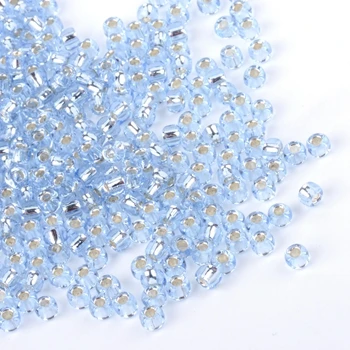 Silver Azure 20 г 1,5 мм MGB Matsuno стеклянные маленькие микро-бусины для ювелирных изделий дизайн ожерелье сделай сам японский 15/0 Непрозрачный Rocailles - Цвет: Silver Azure
