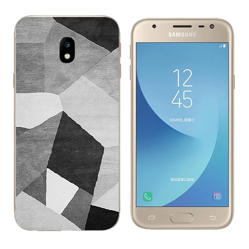 Чехол для телефона Samsung Galaxy J3 2017 J330F Pro (версия ЕС) чехол с принтом персонажа Мягкий